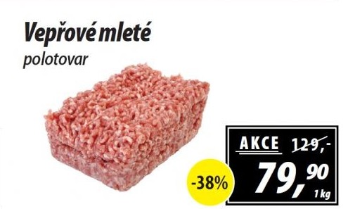Maso mleté vepřové