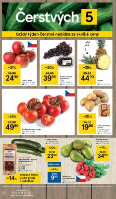 akční leták Tesco 5.5.2021-11.5.2021