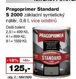 Barva na kov Standard Pragoprimer