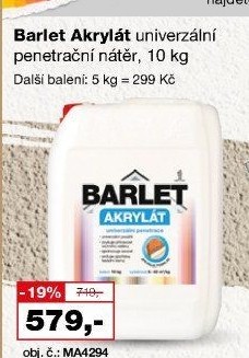 Penetrace Akrylát Barlet