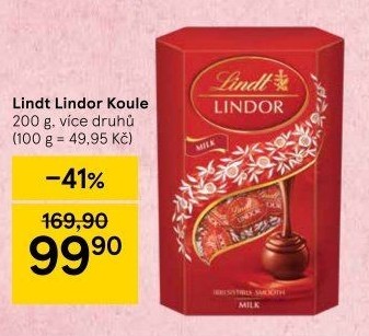 Bonboniéra Pralinky Lindor Lindt