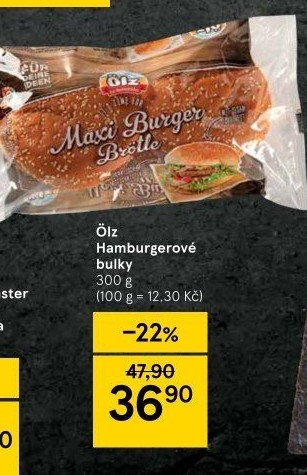 Bulky na hamburger Ölz