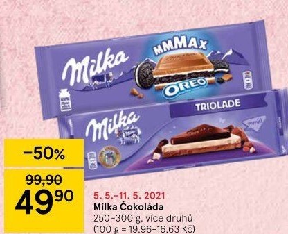 Čokoláda Milka