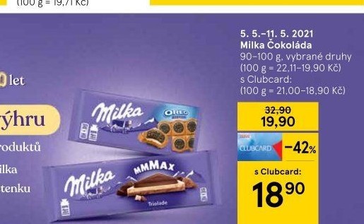 Čokoláda Milka