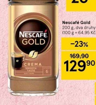 Instantní kávy Nescafé Gold