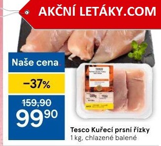 Kuřecí prsní řízky Tesco