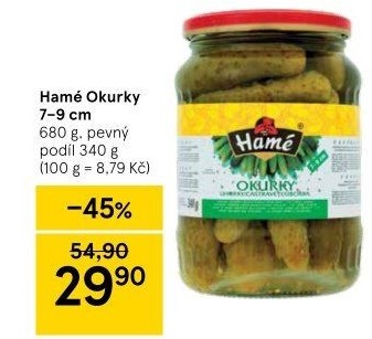 Okurky Hamé