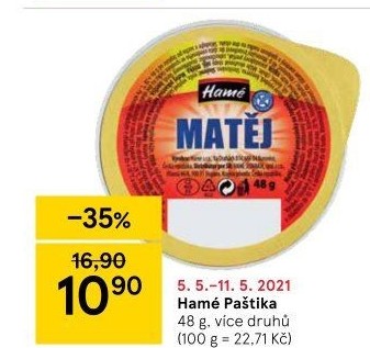 Paštiky Hamé