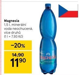Přírodní voda Magnesia