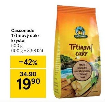 Třtinový cukr Cassonade