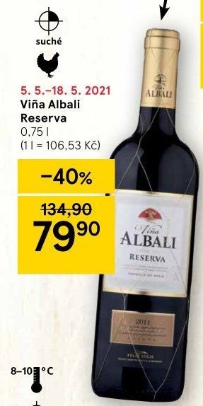 Víno Reserva Vi?a Albali