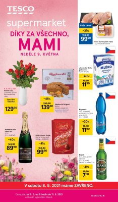 akční leták Tesco 5.5.2021-11.5.2021