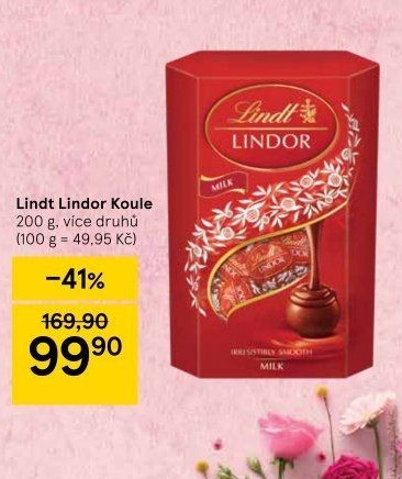 Bonboniéra Pralinky Lindor Lindt