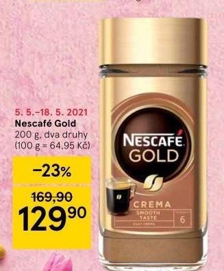 Instantní kávy Nescafé Gold