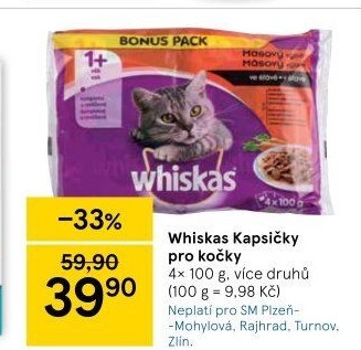 Kapsičky pro kočky Whiskas