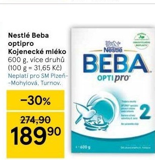 Mléčná výživa Beba Optipro Nestlé