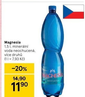 Přírodní voda Magnesia