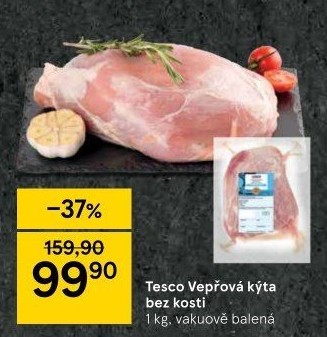 Vepřová kýta bez kosti Tesco