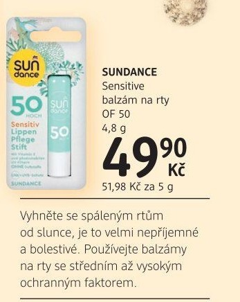 Balzám na rty OF 50 Sundance