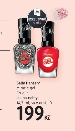 Lak na nehty gelový Miracle Cruella Sally Hansen