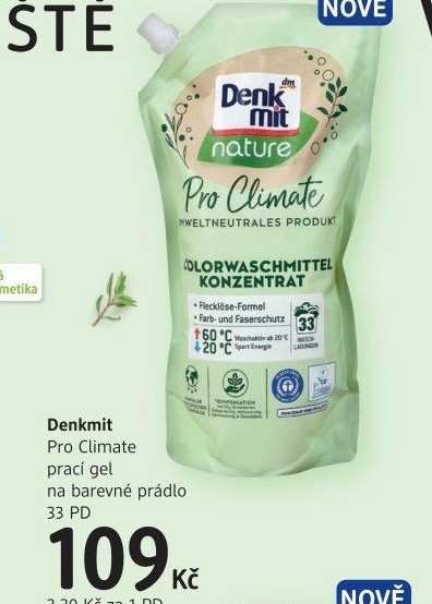 Prací gel Pro Climate Denkmit