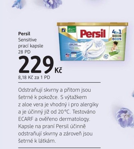 Prací kapsle Discs 4v1 Persil