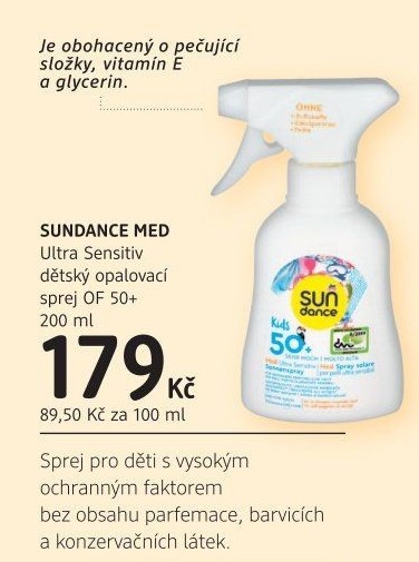 Sprej dětský na opalování OF 50+ Ultra Sensitiv Sundance
