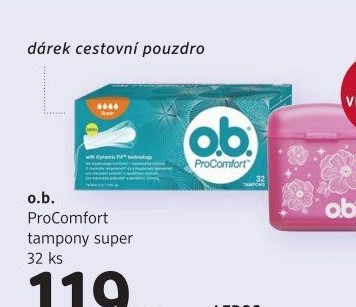 Tampony ProComfort O.B.