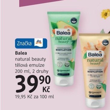 Tělová emulze Balea