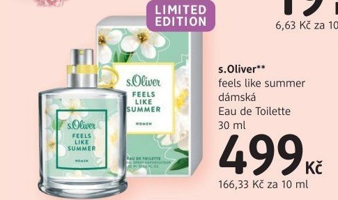 Toaletní voda dámská Feels Like Summer s.Oliver
