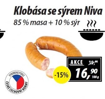 Klobása s nivou