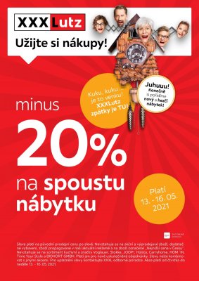 akční leták XXXLutz 10.5.2021-16.5.2021
