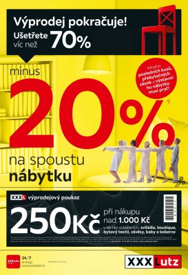 akční leták XXXLutz 10.5.2021-23.5.2021