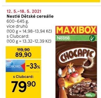 Cereálie Nestlé