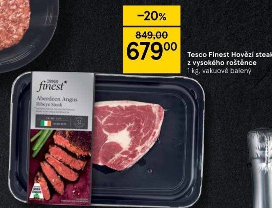 Hovězí roštěná Tesco Finest