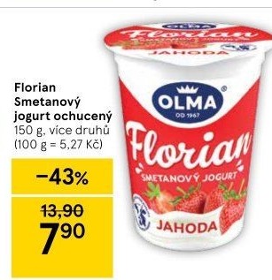 Jogurt smetanový Florian Olma