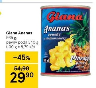 Kompot ananas Giana