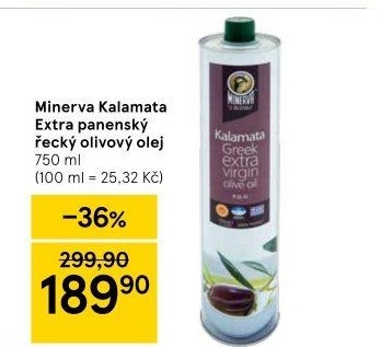 Olivový olej extra panenský Kalamata Minerva