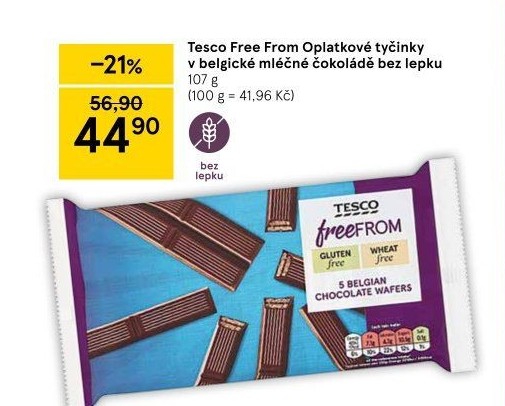 Oplatky Tesco Free From