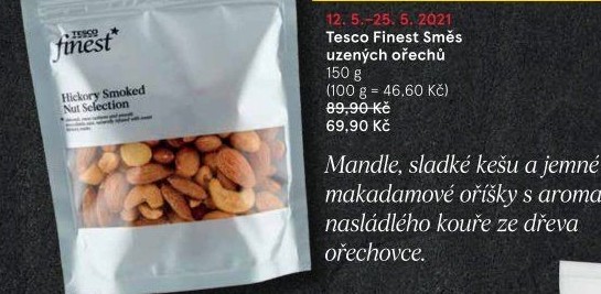 Ořechy uzené Tesco Finest