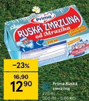 Ruská zmrzlina Prima