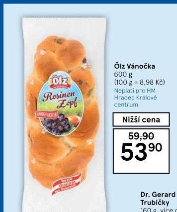 Vánočka Ölz