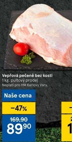 Vepřová pečeně bez kosti