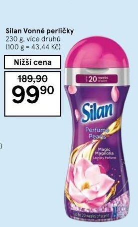 Vonné perličky do pračky Silan