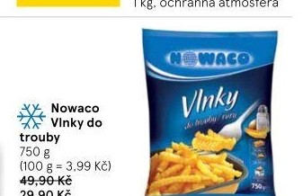 Hranolky vlnky mražené Nowaco