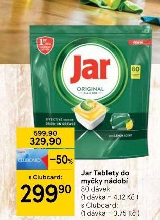 Kapsle do myčky Jar