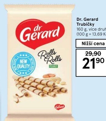 Trubičky Rolls s náplní Dr. Gerard