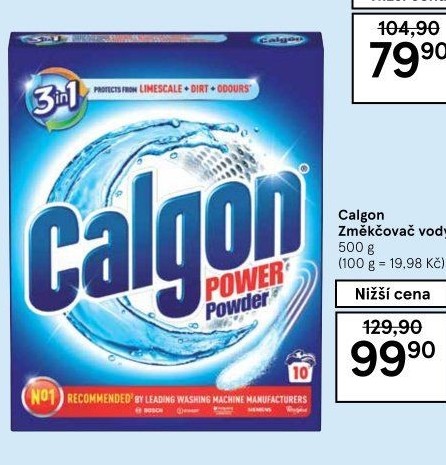 Změkčovač vody Calgon
