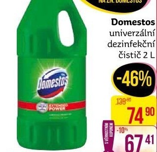 Čistič WC gelový Domestos