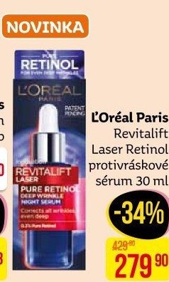 Sérum pleťové proti vráskám Revitalift Laser Retinol L'